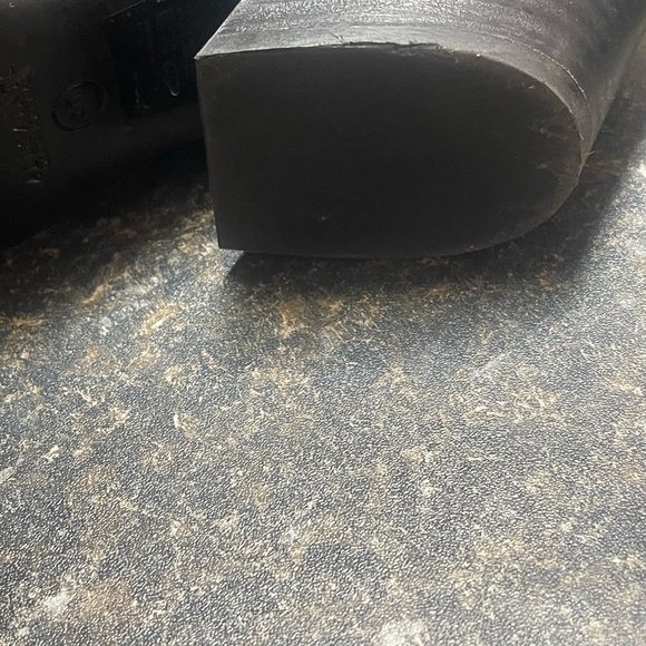 AllSaints Aster Croco Boots Black Size 40 - Picture 9 of 9